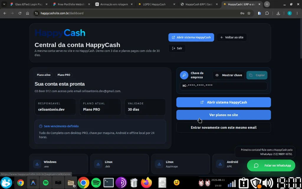Passo 1: Crie sua conta e acesse o painel